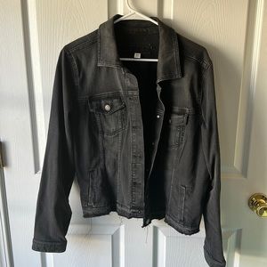 Black jean jacket